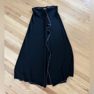 Elegant Black Maxi Skirt